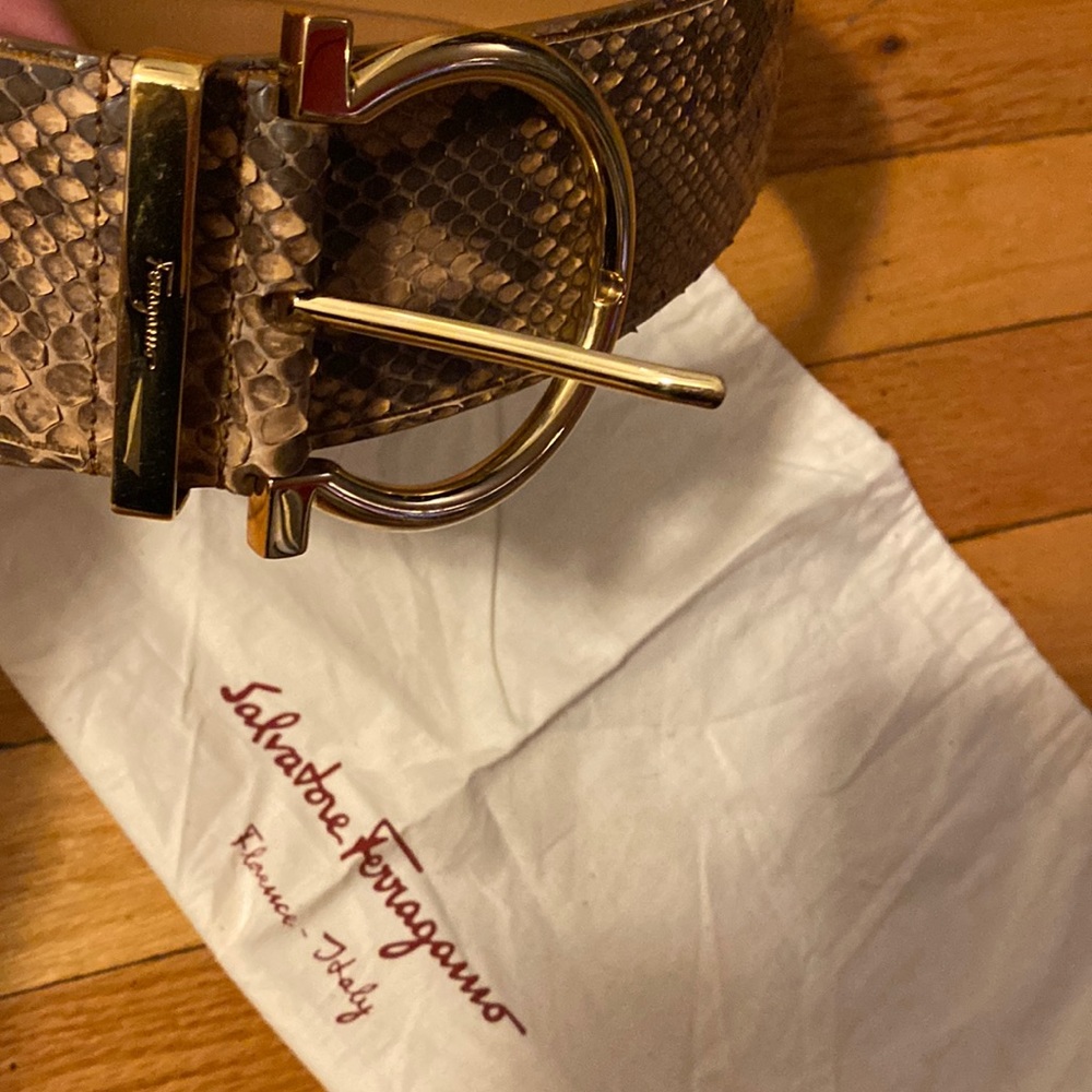 Salvatore Ferragamo - Snake Skin Belt // Never Used